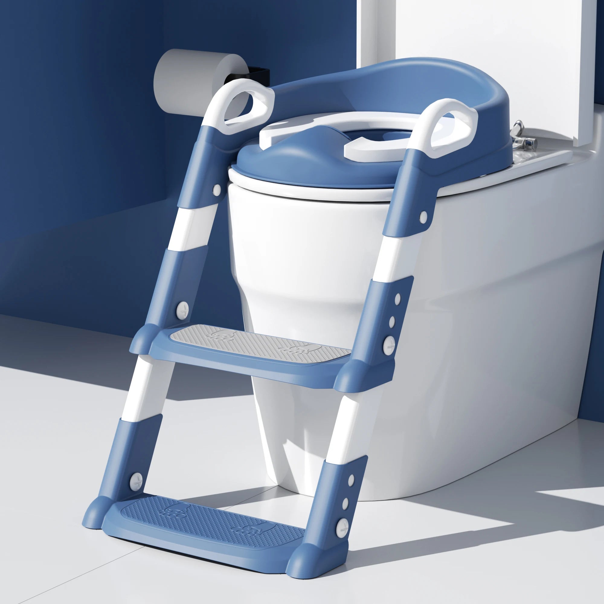 Trendy Eco-friendly Soft Stair Infant Potty Pot Baby Toilet Seat for Potty Training