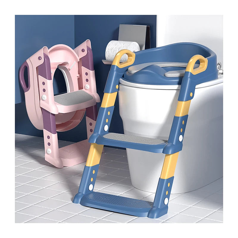 Trendy Eco-friendly Soft Stair Infant Potty Pot Baby Toilet Seat for Potty Training