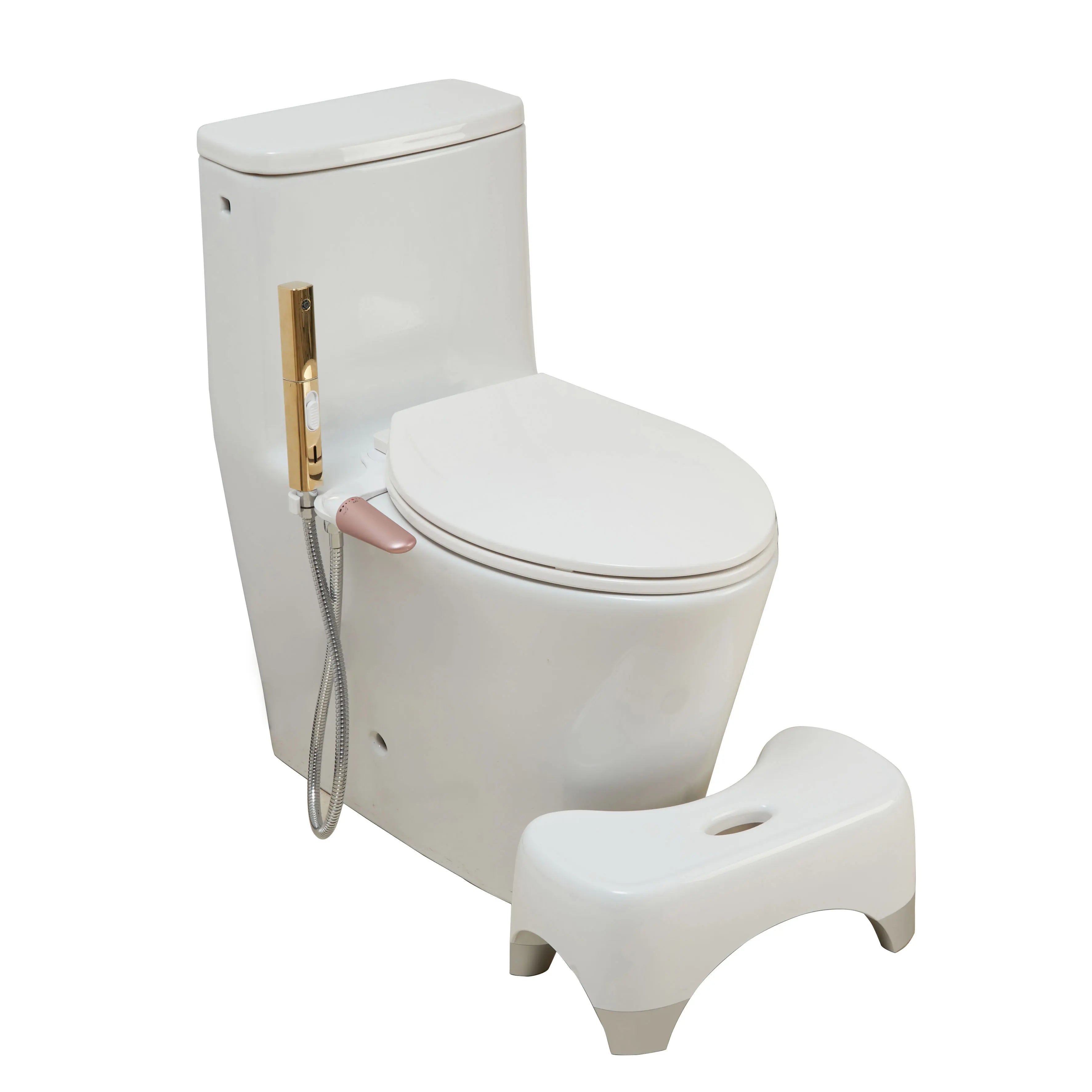 7 Bathroom Footstool Squat Anti Constipation Artifact Household Plastic Pedal Potty Toilet Stool for Adults and Kids