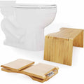 Bamboo Squatting Toilet Stool Foldable Potty Step Stools for Adult Poop Stool Adult for Bathroom with Non-Slip