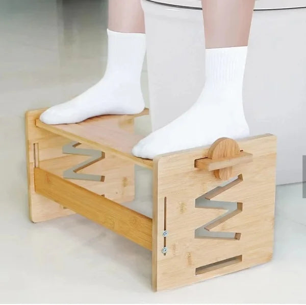 Creative Stool for Bathroom Furnitures Home Bamboo Squatty Potty Bamboo Toilet Step Stool