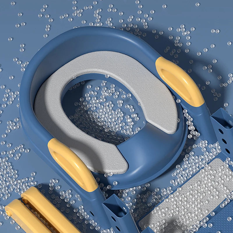 Trendy Eco-friendly Soft Stair Infant Potty Pot Baby Toilet Seat for Potty Training