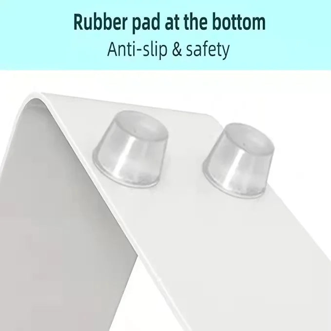 Creative Stool for Bathroom Bathroom Poop Stool for Adults Bamboo Squatty Potty Bamboo Toilet Stool with Metal Legs