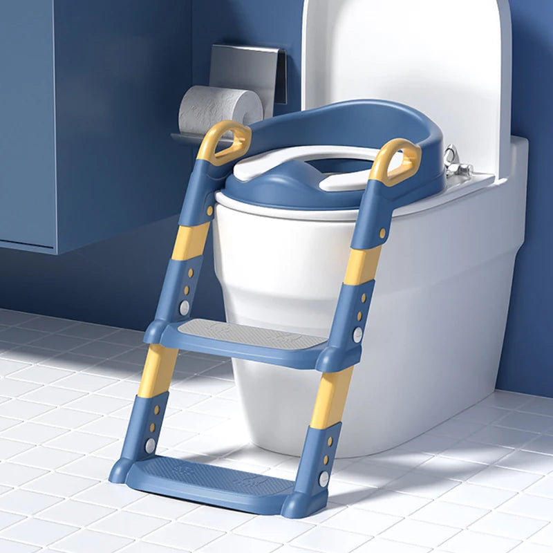 Trendy Eco-friendly Soft Stair Infant Potty Pot Baby Toilet Seat for Potty Training