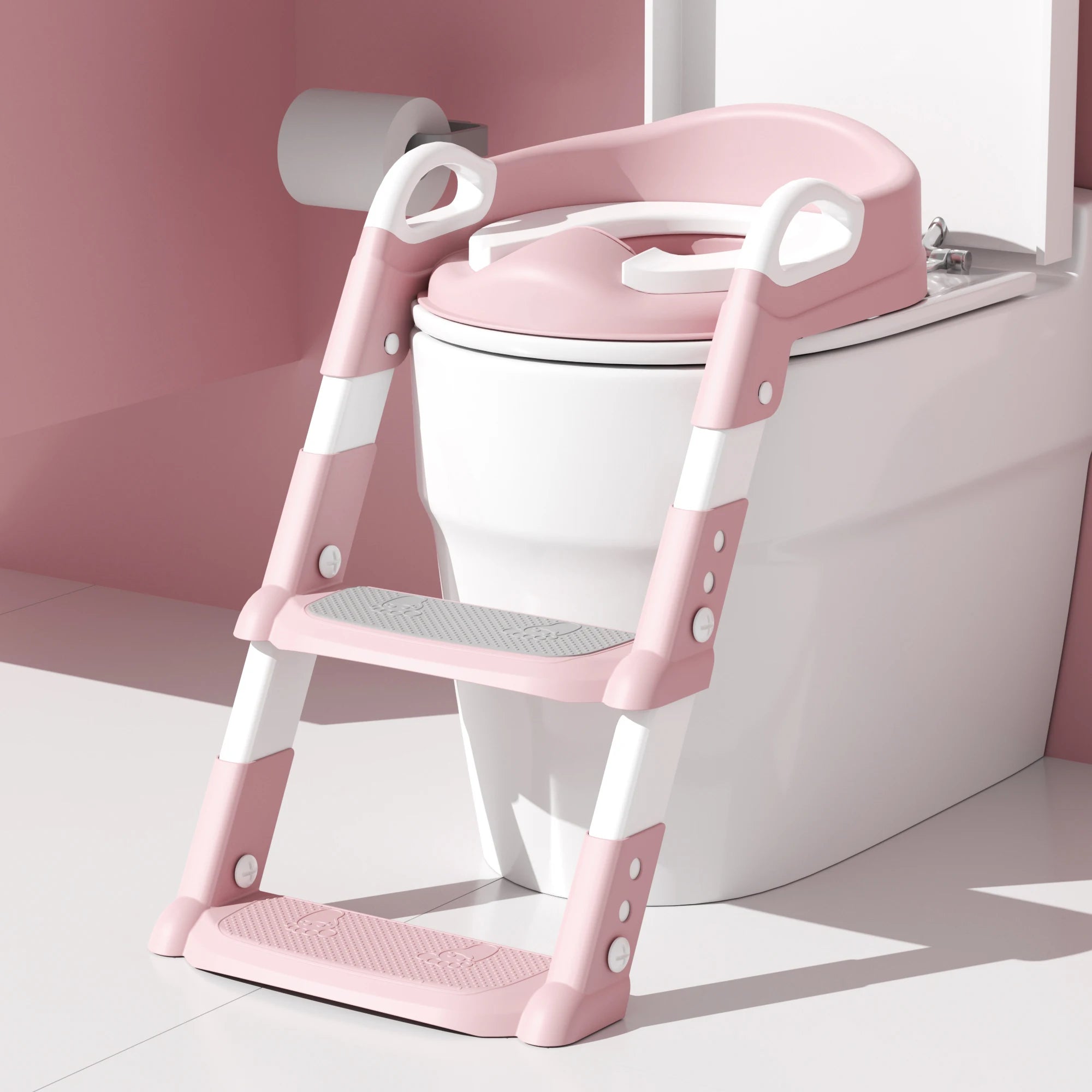 Trendy Eco-friendly Soft Stair Infant Potty Pot Baby Toilet Seat for Potty Training