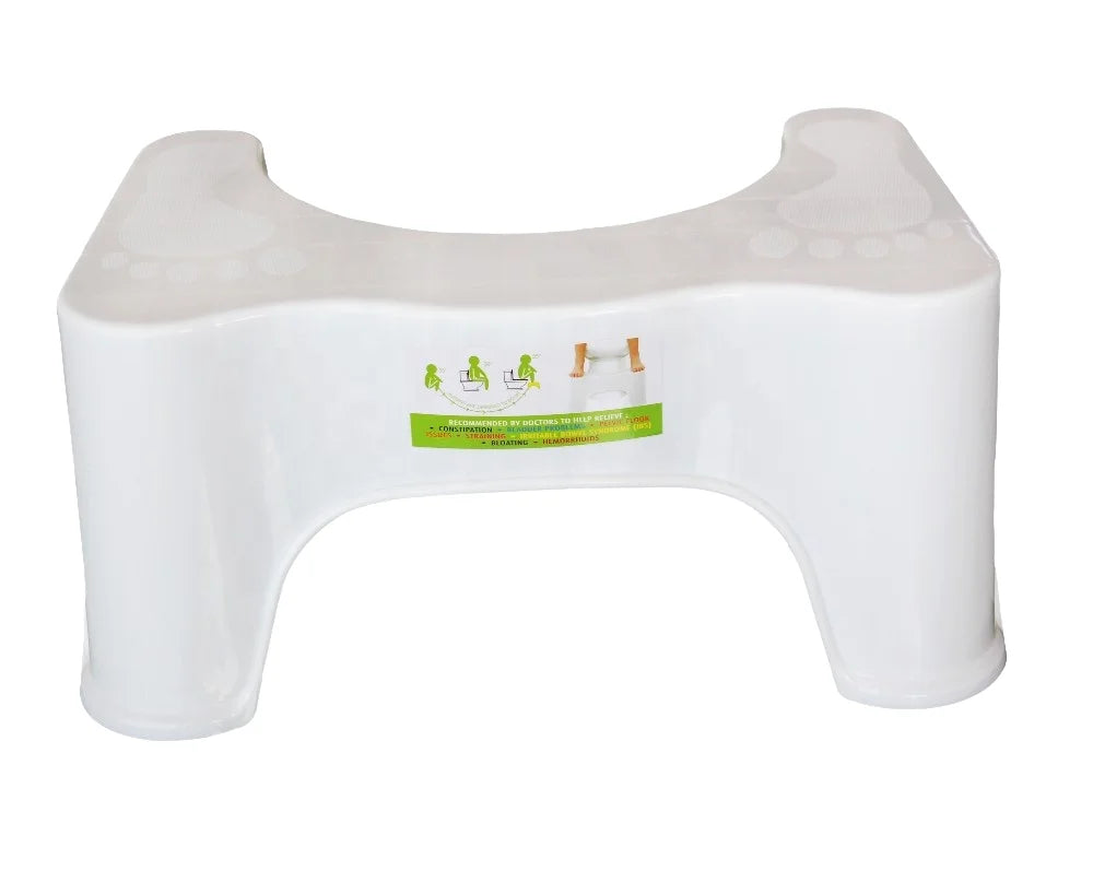 Modern Plastic Toilet Stool Squatting Ottoman Fits All Toilets and Bathroom Squat Potty Removable PP Seat for Outdoor Use